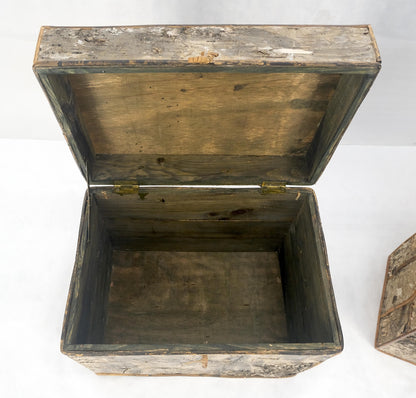 EstablishedLines Unusual Birch Tree Bark Nesting Decorative Trunk Shape Boxes