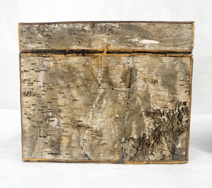 EstablishedLines Unusual Birch Tree Bark Nesting Decorative Trunk Shape Boxes
