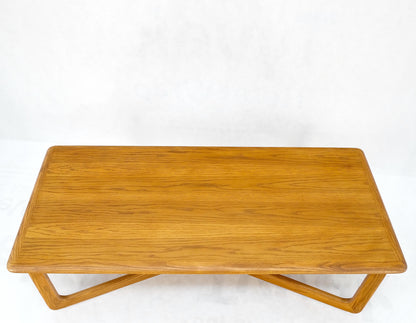 EstablishedLines Restored x Base Rectangle Chestnut Coffee Table by Lane Mid-Century Modern Mint!