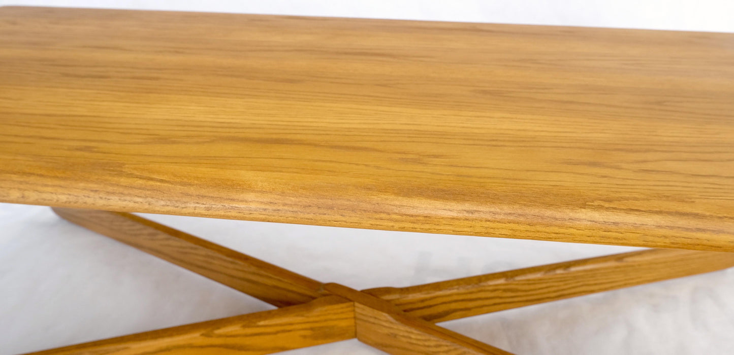EstablishedLines Restored x Base Rectangle Chestnut Coffee Table by Lane Mid-Century Modern Mint!