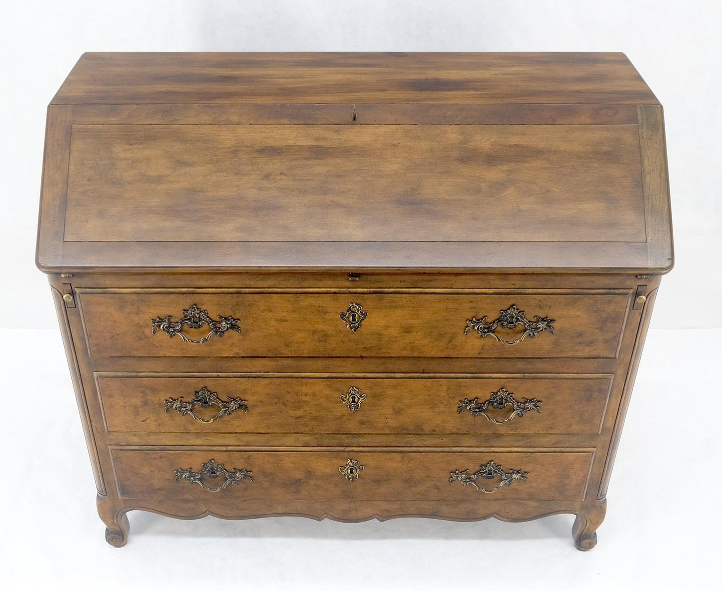 EstablishedLines Baker Slant Drop Front Secretary Desk 3 Drawers Chest MINT