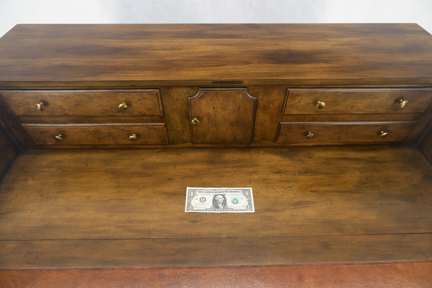EstablishedLines Baker Slant Drop Front Secretary Desk 3 Drawers Chest MINT