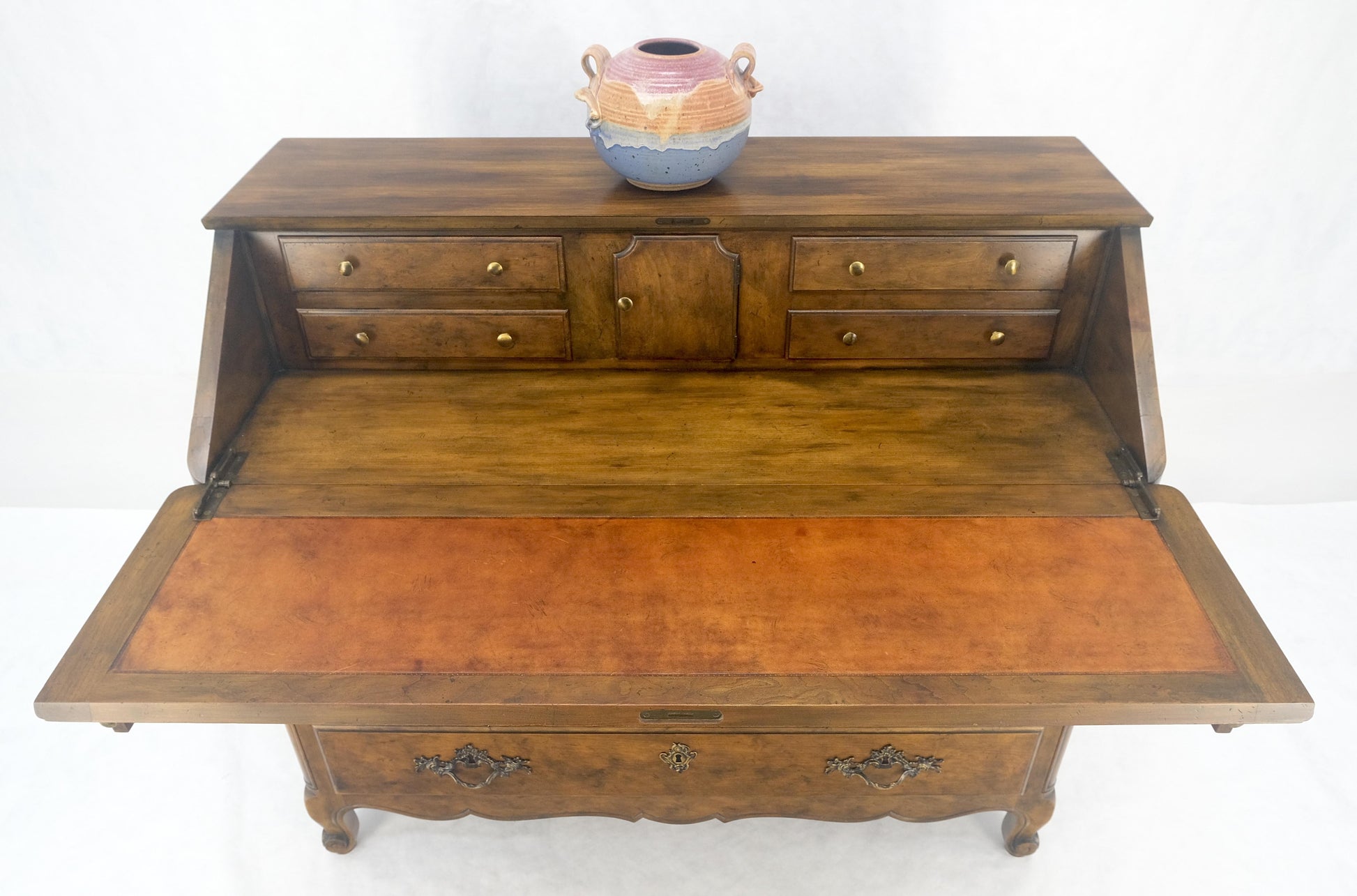 EstablishedLines Baker Slant Drop Front Secretary Desk 3 Drawers Chest MINT