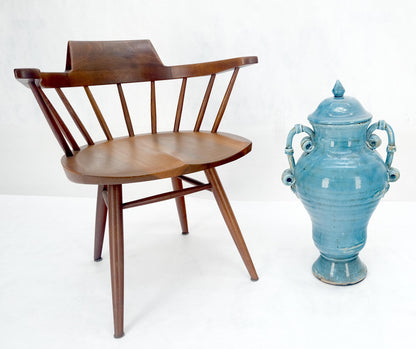 EstablishedLines Large 24" Tall Burmantofts Blue Glaze Terracotta Ceramic Urn Style Vase w/ Lid