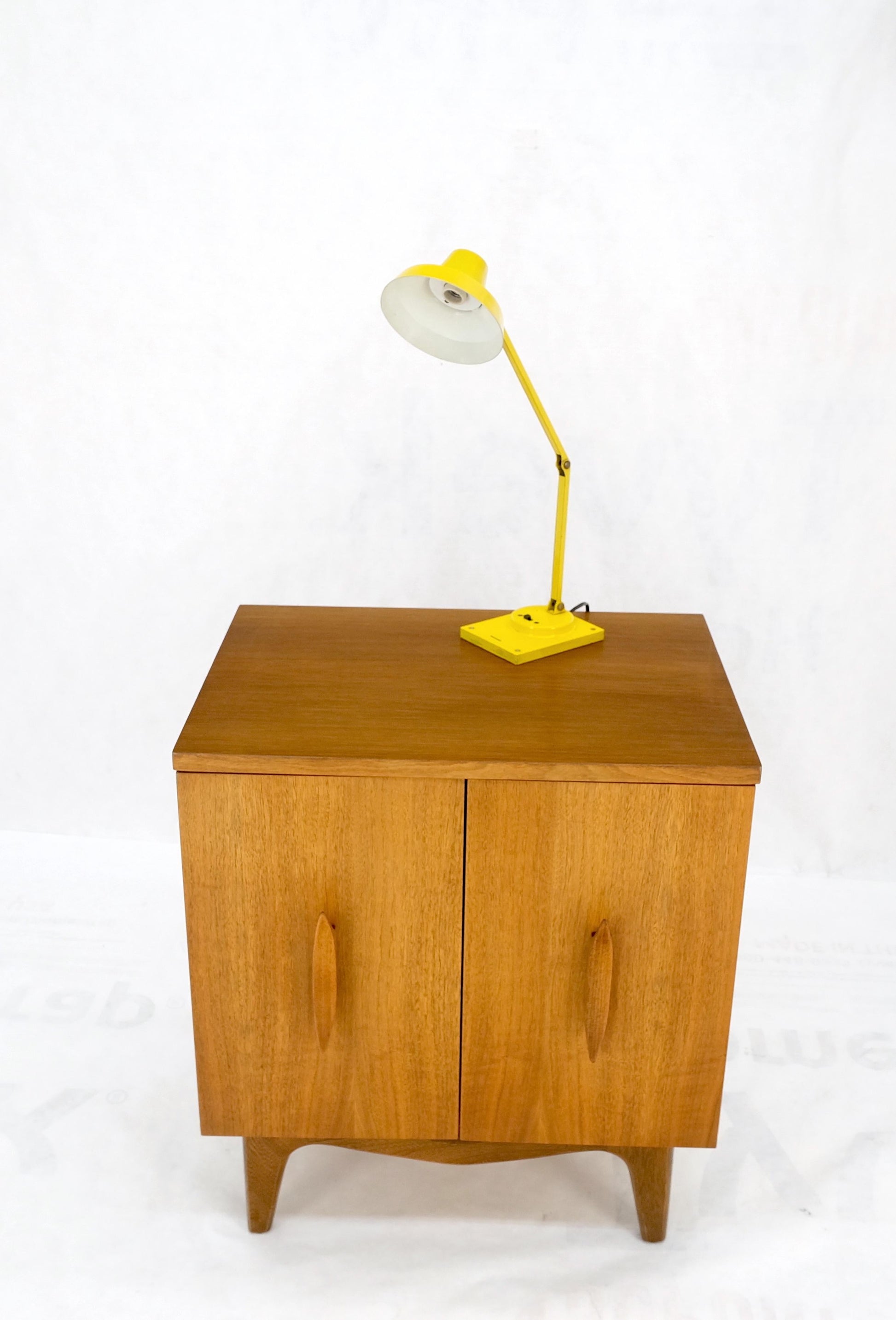 EstablishedLines Vintage Mid-Century Modern Tensor Bright Yellow Enamel Adjustable Desk Lamp