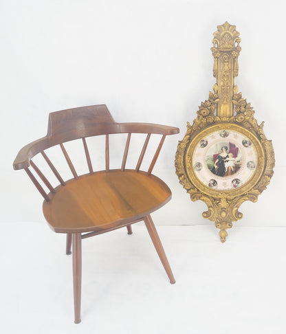 EstablishedLines Gold Gilt Gesso Frame German Decorated Wall Plaque Plate c1920s