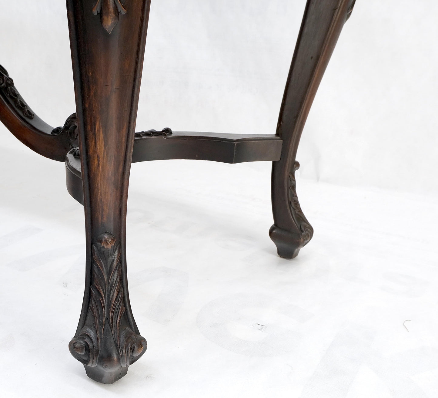 EstablishedLines Carved Mahogany Regency Style Console Sofa Hall Table Mint!