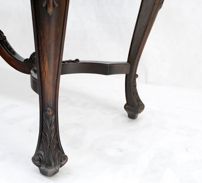 EstablishedLines Carved Mahogany Regency Style Console Sofa Hall Table Mint!