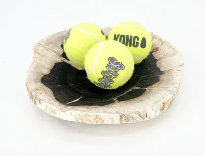 EstablishedLines Petrified Wood Round Black & Beige Bowl Dish Large Plate