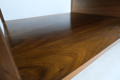 EstablishedLines Large Rectangle Walnut One Drawer Paul McCobb Coffee Table for Calvin 1960s Mint