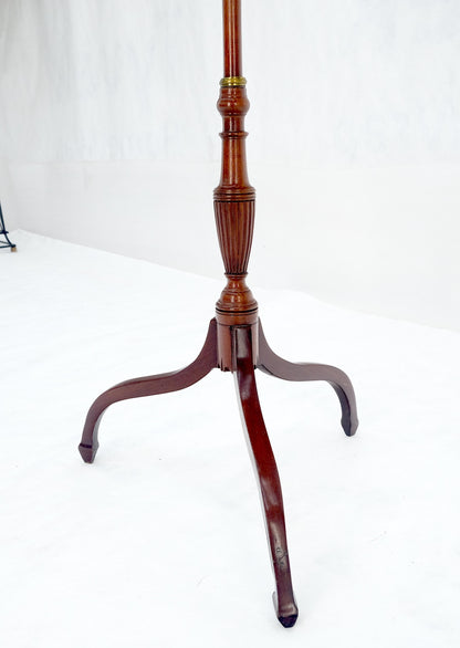 EstablishedLines Antique 19th Century Victorian Shield Shape Elegant Tripod Base Fire Screen MINT