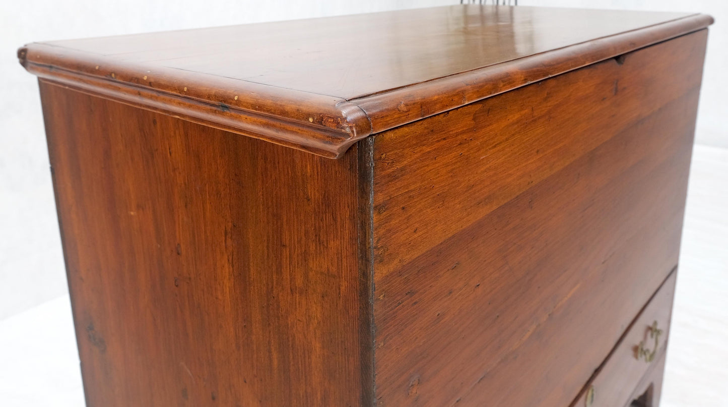 Solid Cherry Bottom Dovetails Drawer Brass Hardware Hope Chest Cabinet Patina