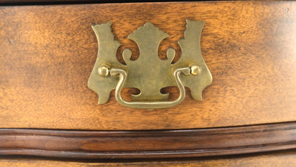 EstablishedLines Light Mahogany Ball & Claw Feet Brass Hardware 4 Drawers Bachelor Chest Dresser
