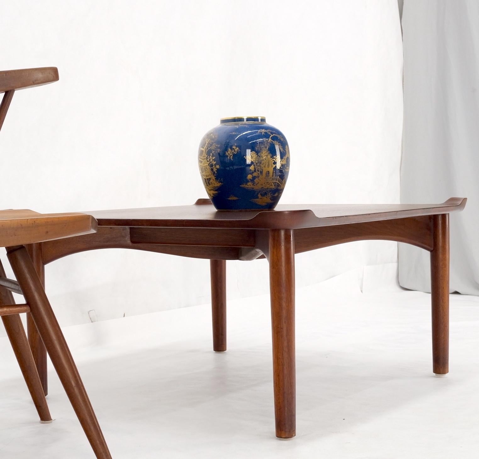 EstablishedLines Finn Juhl for Baker Square Walnut Mid-Century Modern Coffee Table