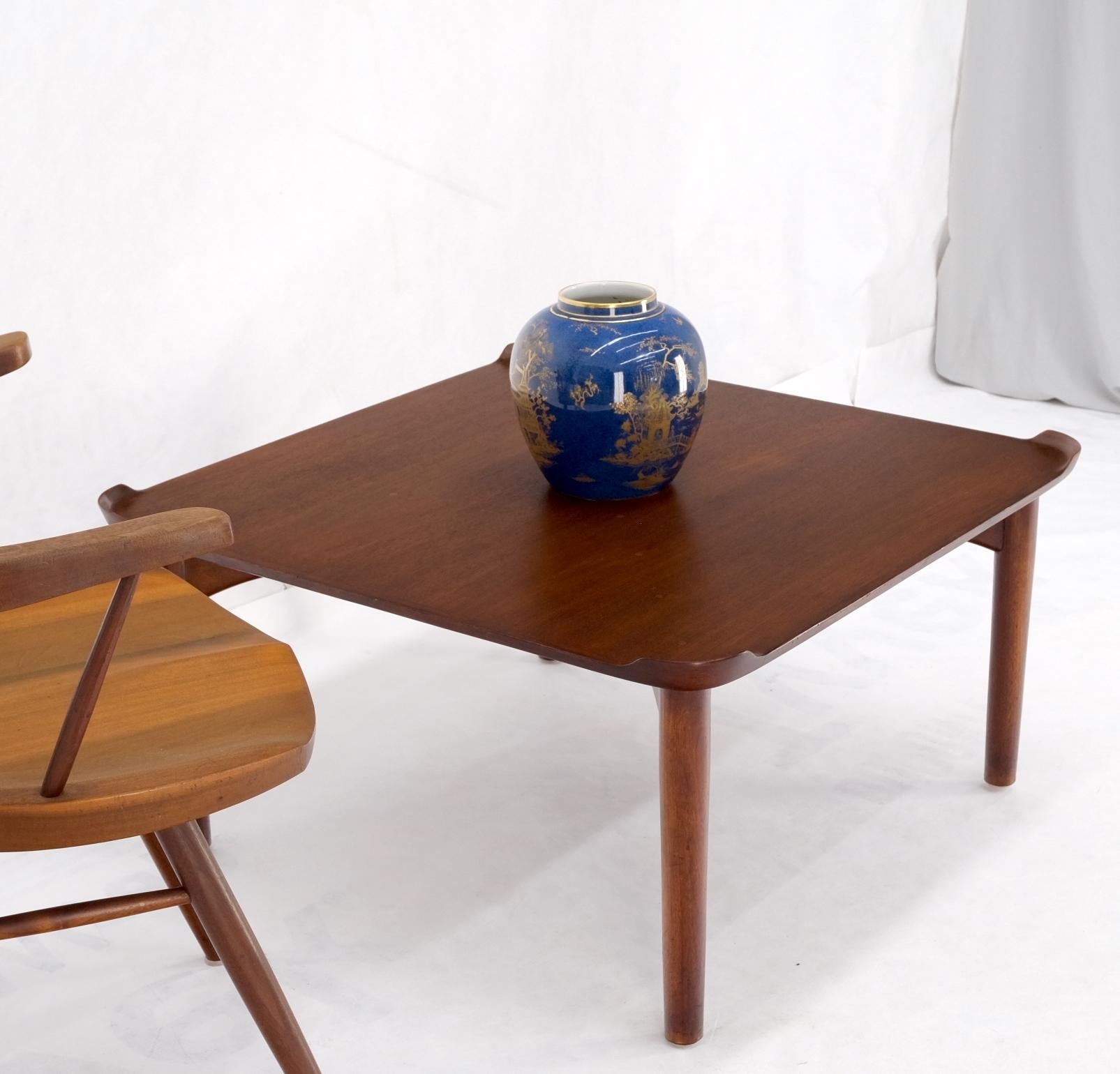 EstablishedLines Finn Juhl for Baker Square Walnut Mid-Century Modern Coffee Table