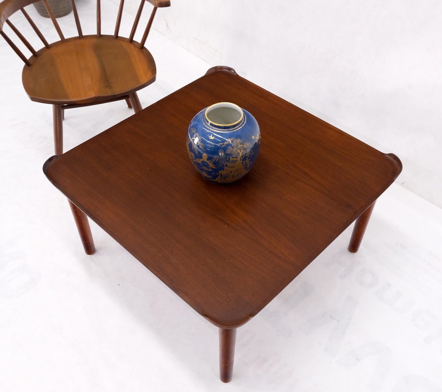 EstablishedLines Finn Juhl for Baker Square Walnut Mid-Century Modern Coffee Table