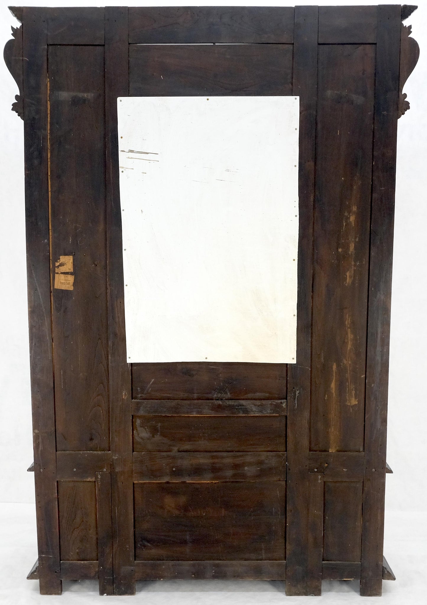 Fine Carved Oak Lift Top Bench Pier Mirror Umbrella Stand Coat Hall Rack MINT!
