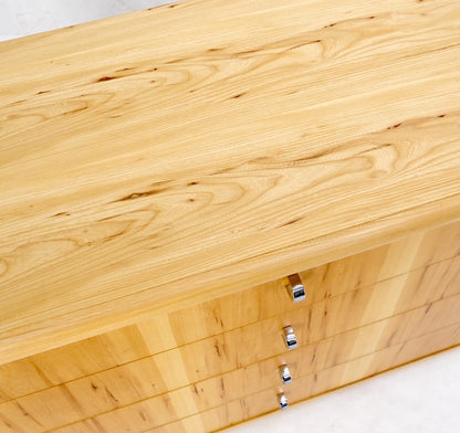 EstablishedLines Pair of Founders Blond Pecan Bachelor Chests Dressers Large Night Stands Mint