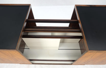 EstablishedLines Danish Mid Century Modern Rosewood Bar Cart Trolley by Niels Erik Glasdam Jensen