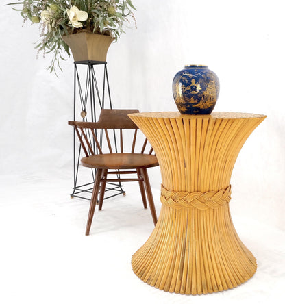 EstablishedLines Sheath of "Wheat" Style Round Base for Round Glass Dining Conference Table