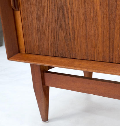 EstablishedLines Danish Mid-Century Modern Tambour Door One Drawer End Table Night Stand Mint!
