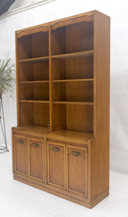 EstablishedLines Fruitwood Drexel Double Bookcase Credenza Mid Century Modern Vintage MINT