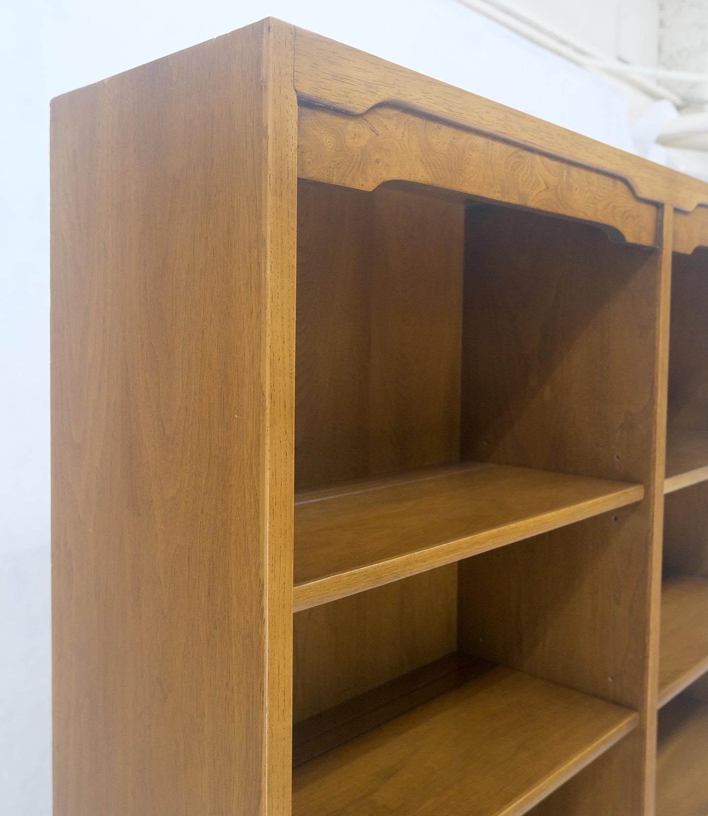 EstablishedLines Fruitwood Drexel Double Bookcase Credenza Mid Century Modern Vintage MINT