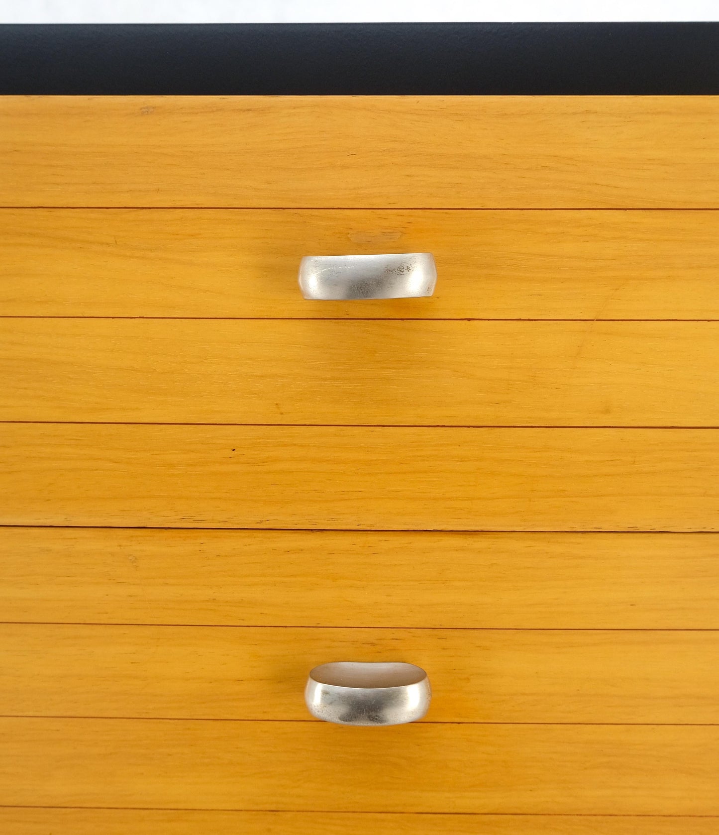 EstablishedLines American of Martinsville Black & Blond 10 Drawers Dresser on Bracket Feet MINT!