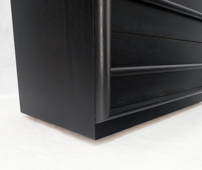 Gibbings Widdicomb Ebonized Black Lacquer 3 Drawers Bachelor Chest Dresser Mint!