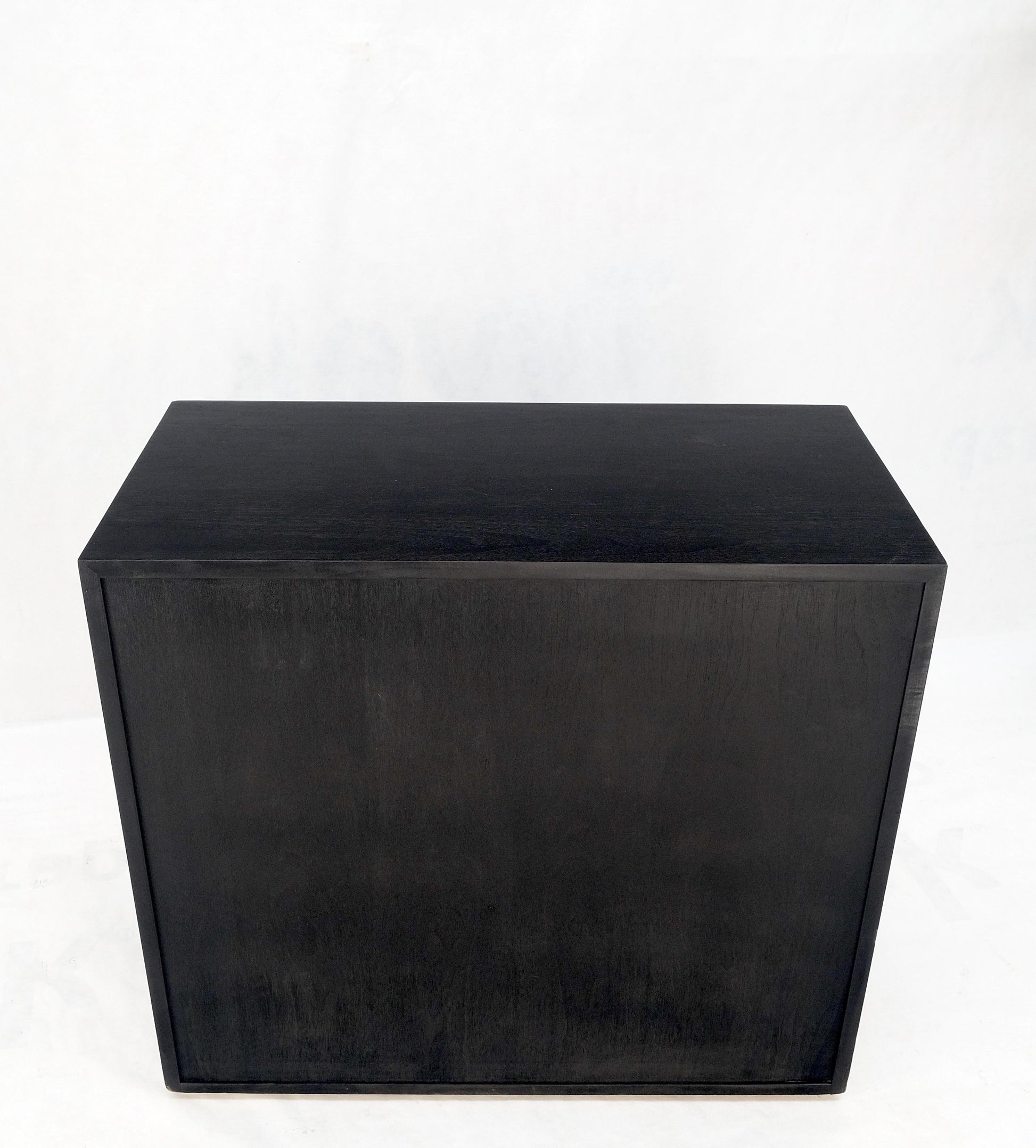 Gibbings Widdicomb Ebonized Black Lacquer 3 Drawers Bachelor Chest Dresser Mint!