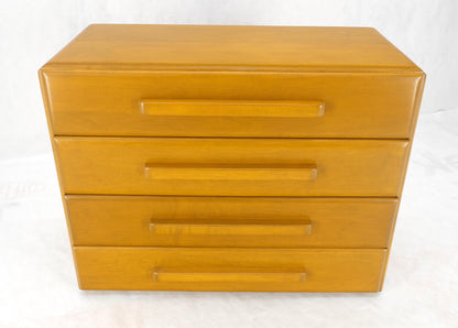 1960 Solid Maple Restored Wrussel Right Conant Ball Solid Maple 4 Drawer Dresser