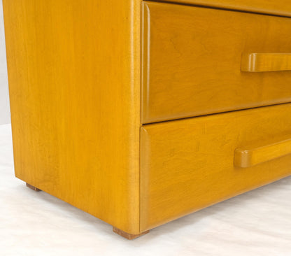 1960 Solid Maple Restored Wrussel Right Conant Ball Solid Maple 4 Drawer Dresser