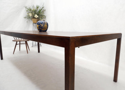 John Stuart Two Tone Leaves Mid-Century Modern Rectangle Dining Table Mint!