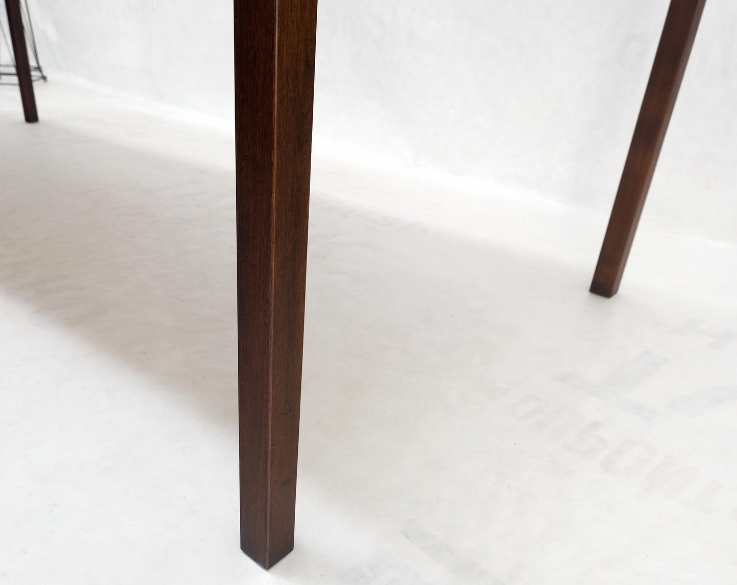 John Stuart Two Tone Leaves Mid-Century Modern Rectangle Dining Table Mint!
