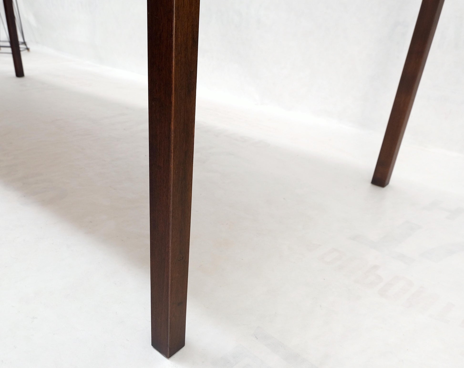 EstablishedLines John Stuart Two Tone Leaves Mid-Century Modern Rectangle Dining Table Mint!