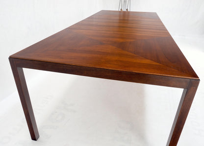 John Stuart Two Tone Leaves Mid-Century Modern Rectangle Dining Table Mint!