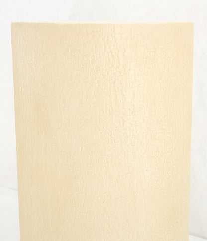 EstablishedLines Pair Round Textured 30" & 36" Tall 14" Dia Cylinder Shape Pedestals Stands MINT!