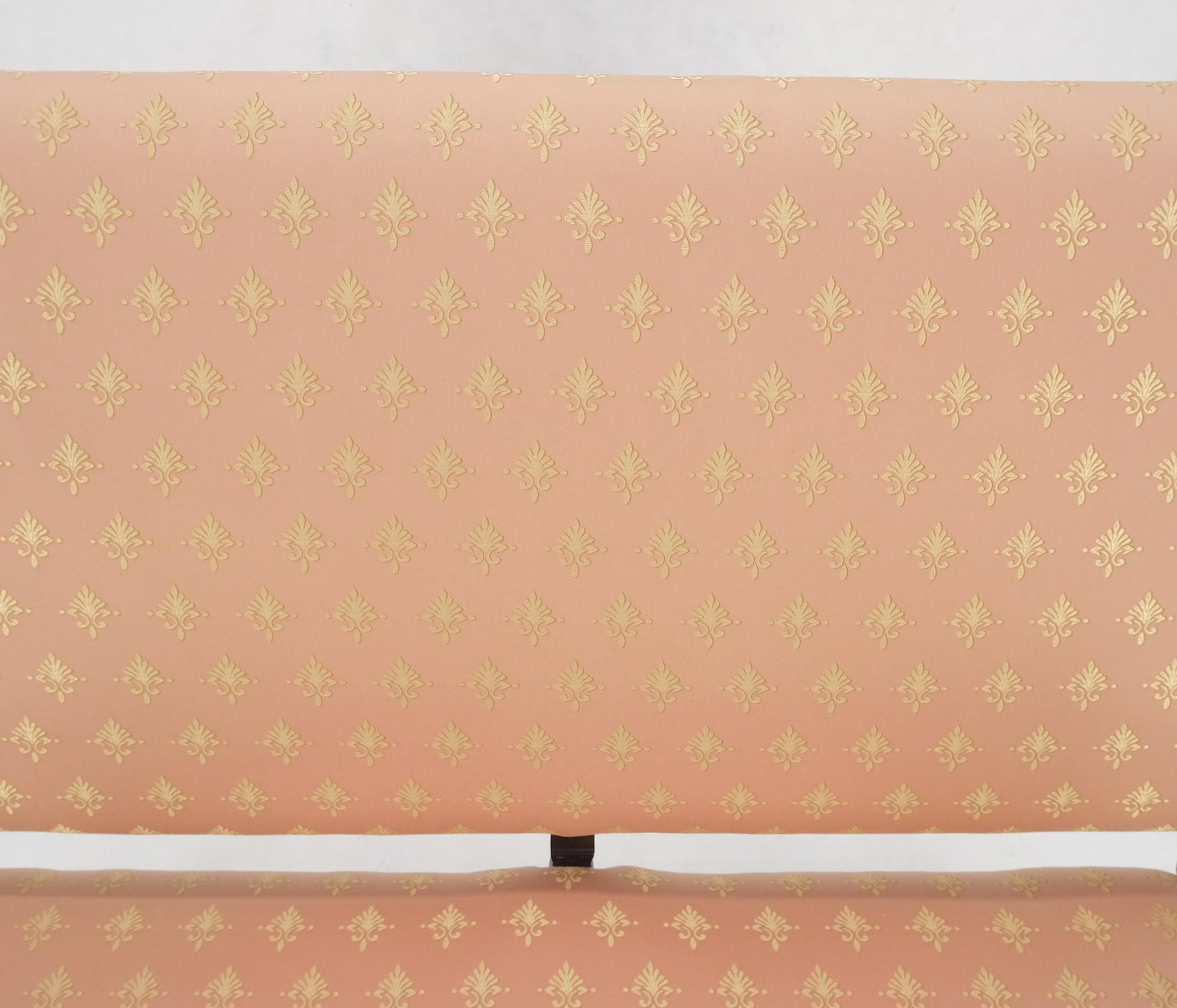 EstablishedLines French Regency Carved Mahogany X Shape Stretcher Upholstered Loveseat Near MINT!