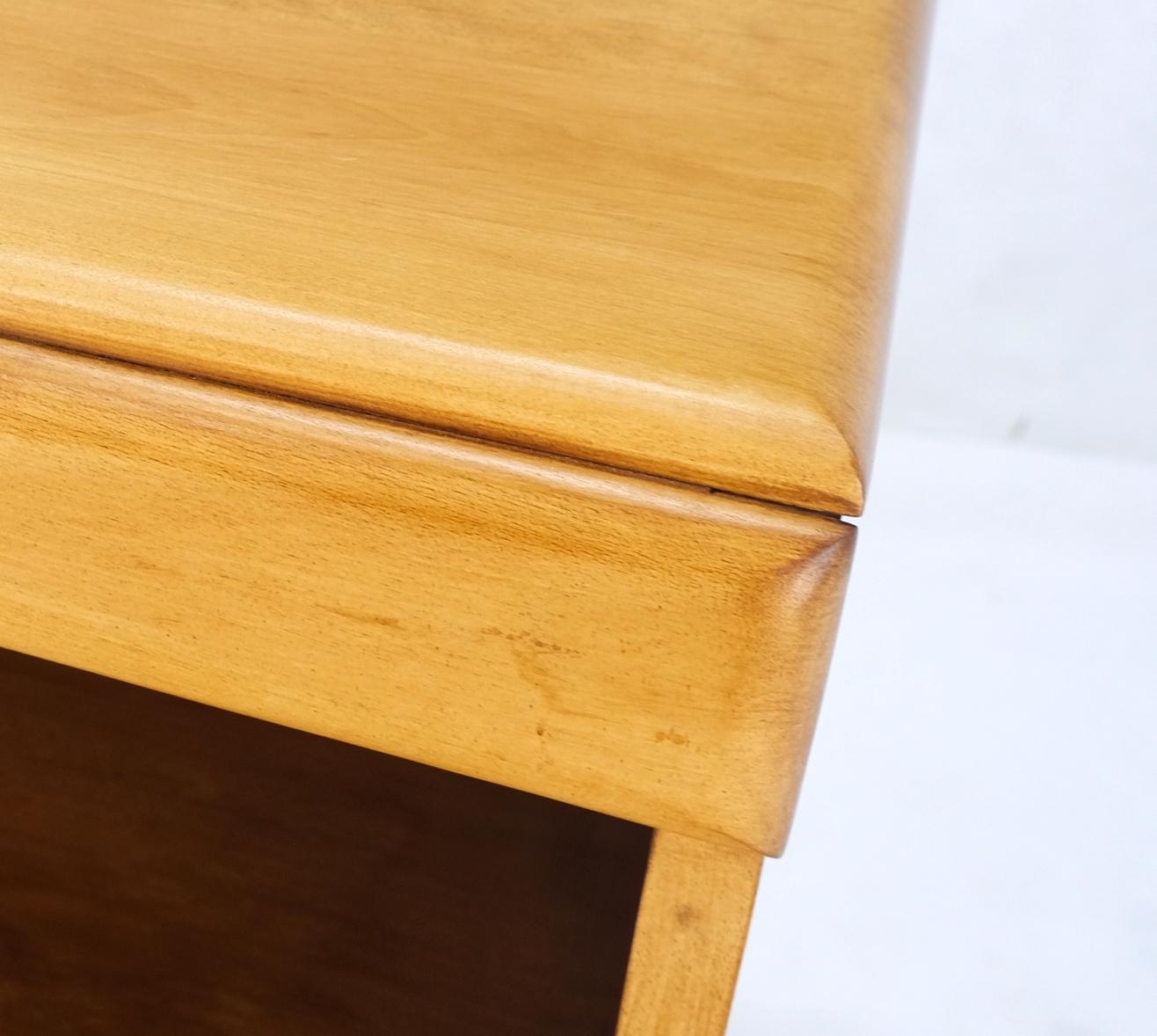 EstablishedLines Russel Wright Conant Ball Pair Mid Century Modern Blond Birch Night Stands MINT!