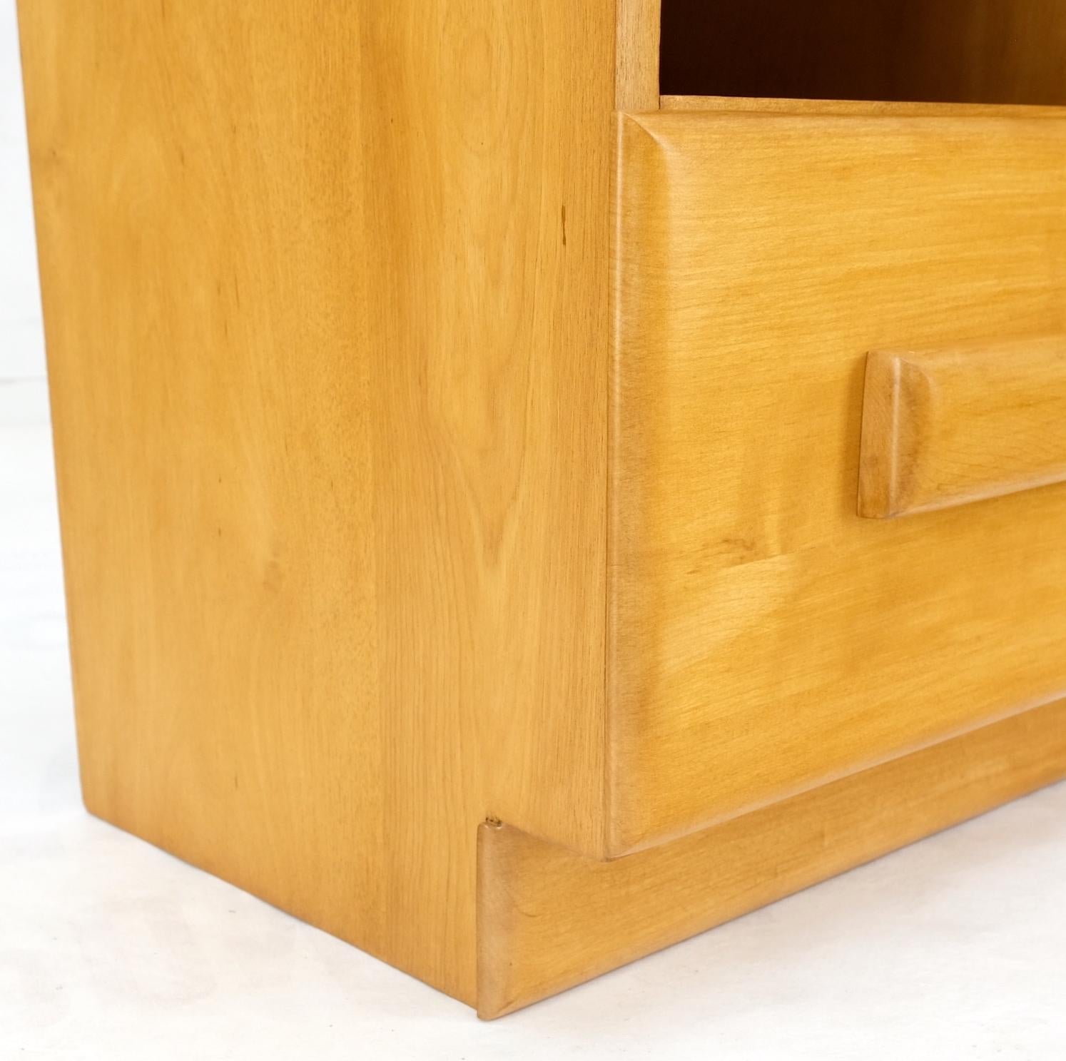 EstablishedLines Russel Wright Conant Ball Pair Mid Century Modern Blond Birch Night Stands MINT!