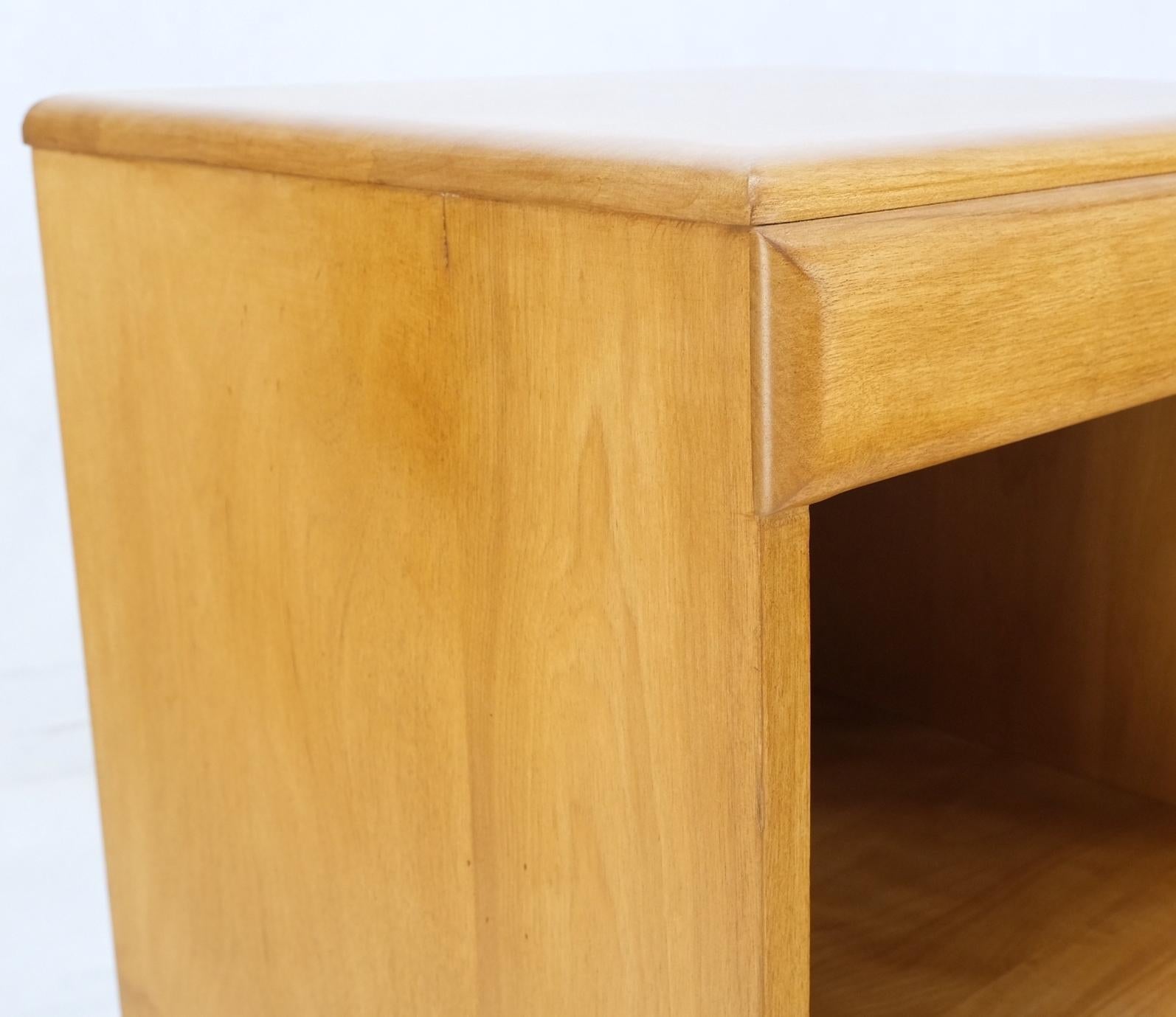 EstablishedLines Russel Wright Conant Ball Pair Mid Century Modern Blond Birch Night Stands MINT!
