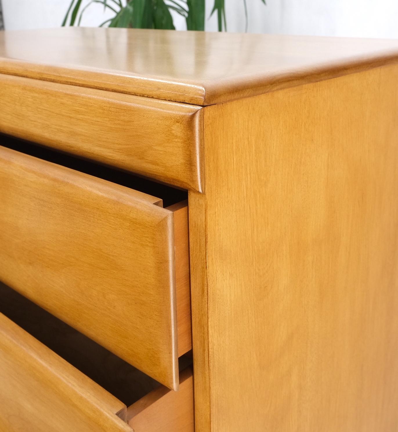 EstablishedLines Russel Wright Conant Ball Mid-Century Modern Solid Birch High Chest Dresser Mint