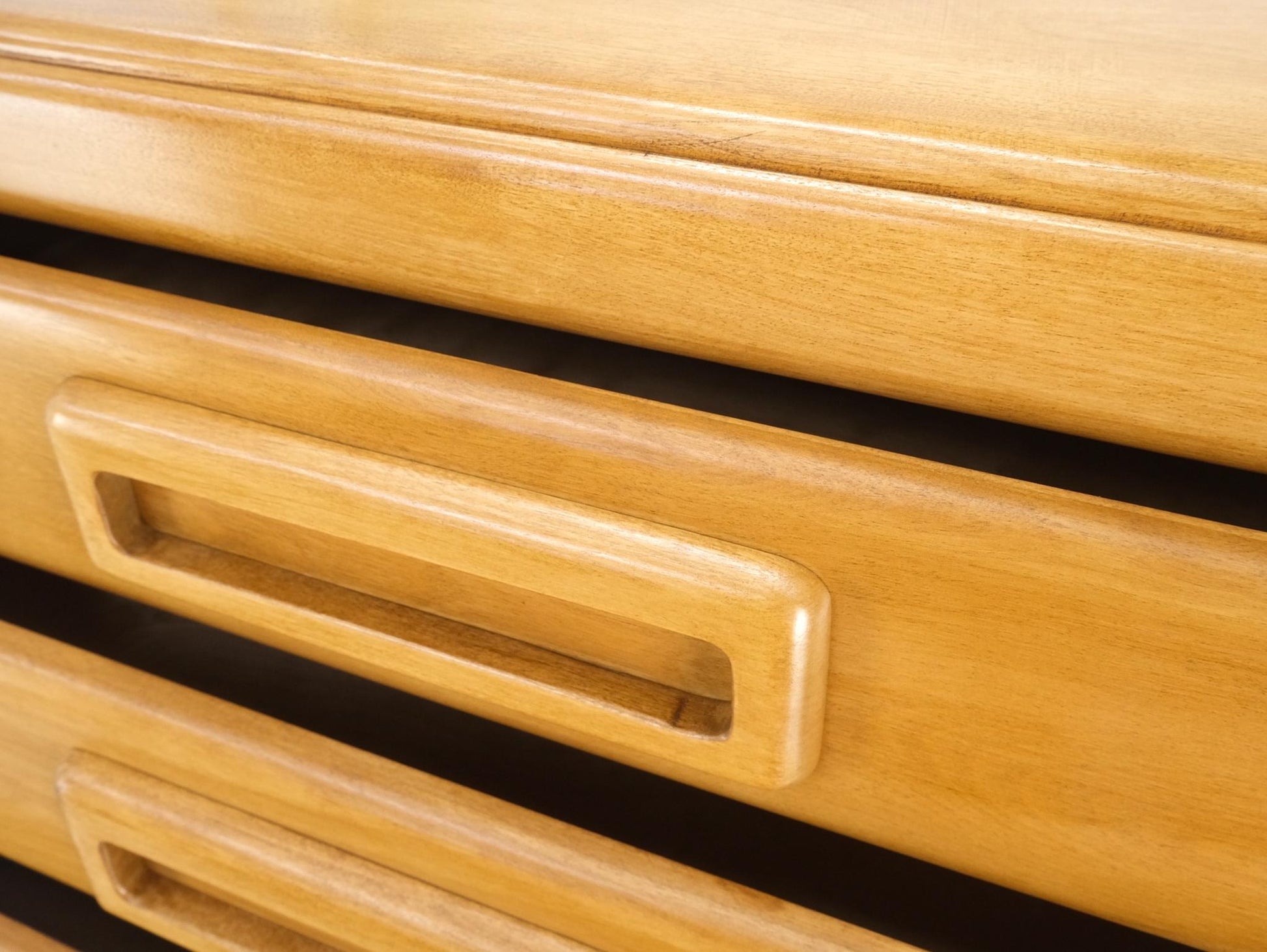 EstablishedLines Russel Wright Conant Ball Mid-Century Modern Solid Birch High Chest Dresser Mint