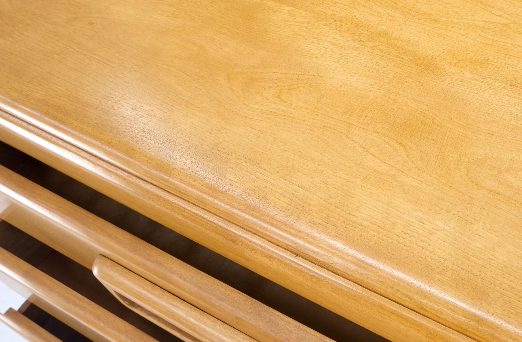 EstablishedLines Russel Wright Conant Ball Mid-Century Modern Solid Birch High Chest Dresser Mint