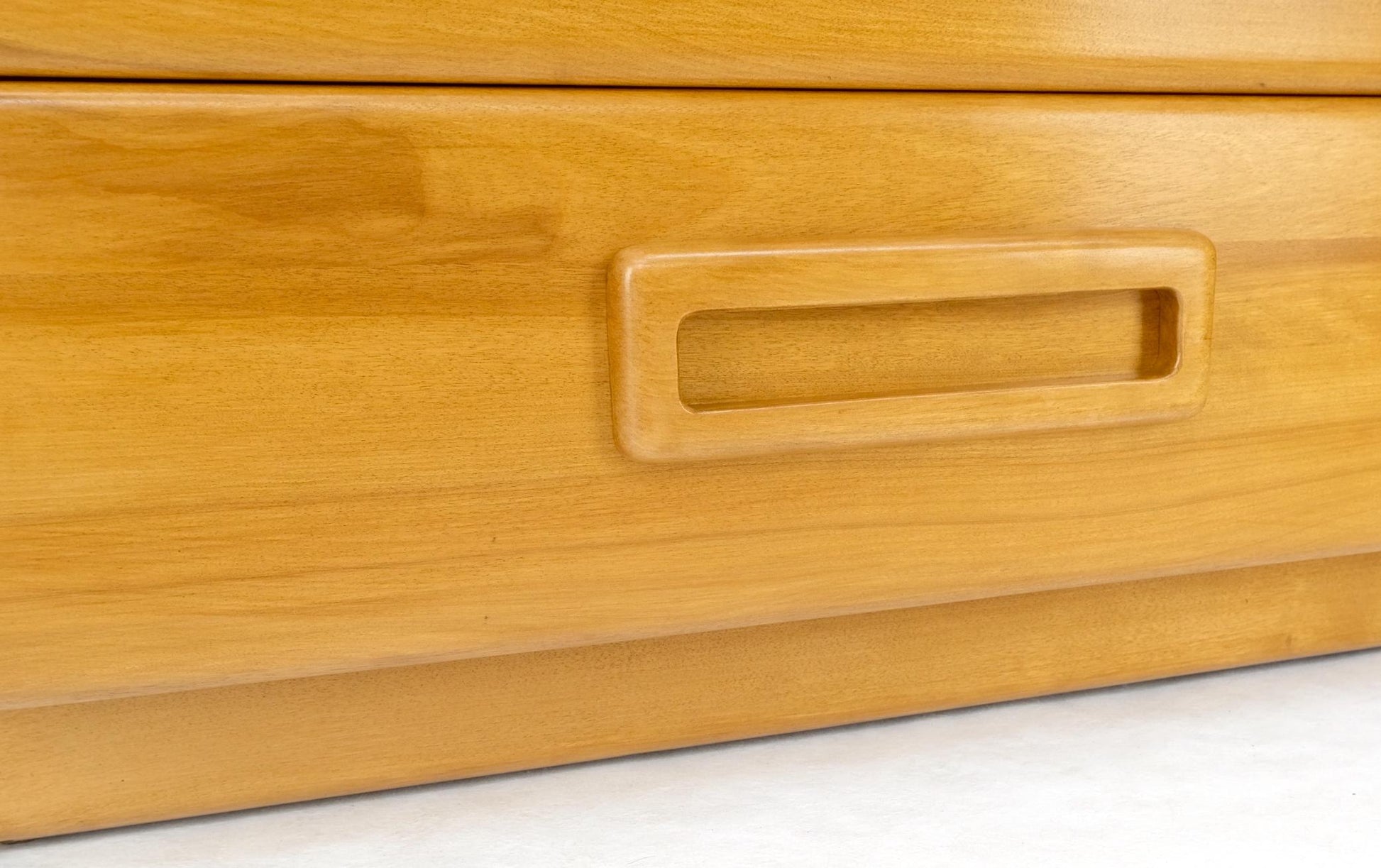 EstablishedLines Russel Wright Conant Ball Mid-Century Modern Solid Birch High Chest Dresser Mint