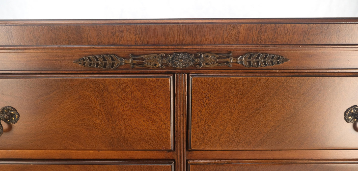 EstablishedLines Duncan Phyve Mahogany 6 Drawers Splayed Carved Legs 6 Drawers Dresser MINT
