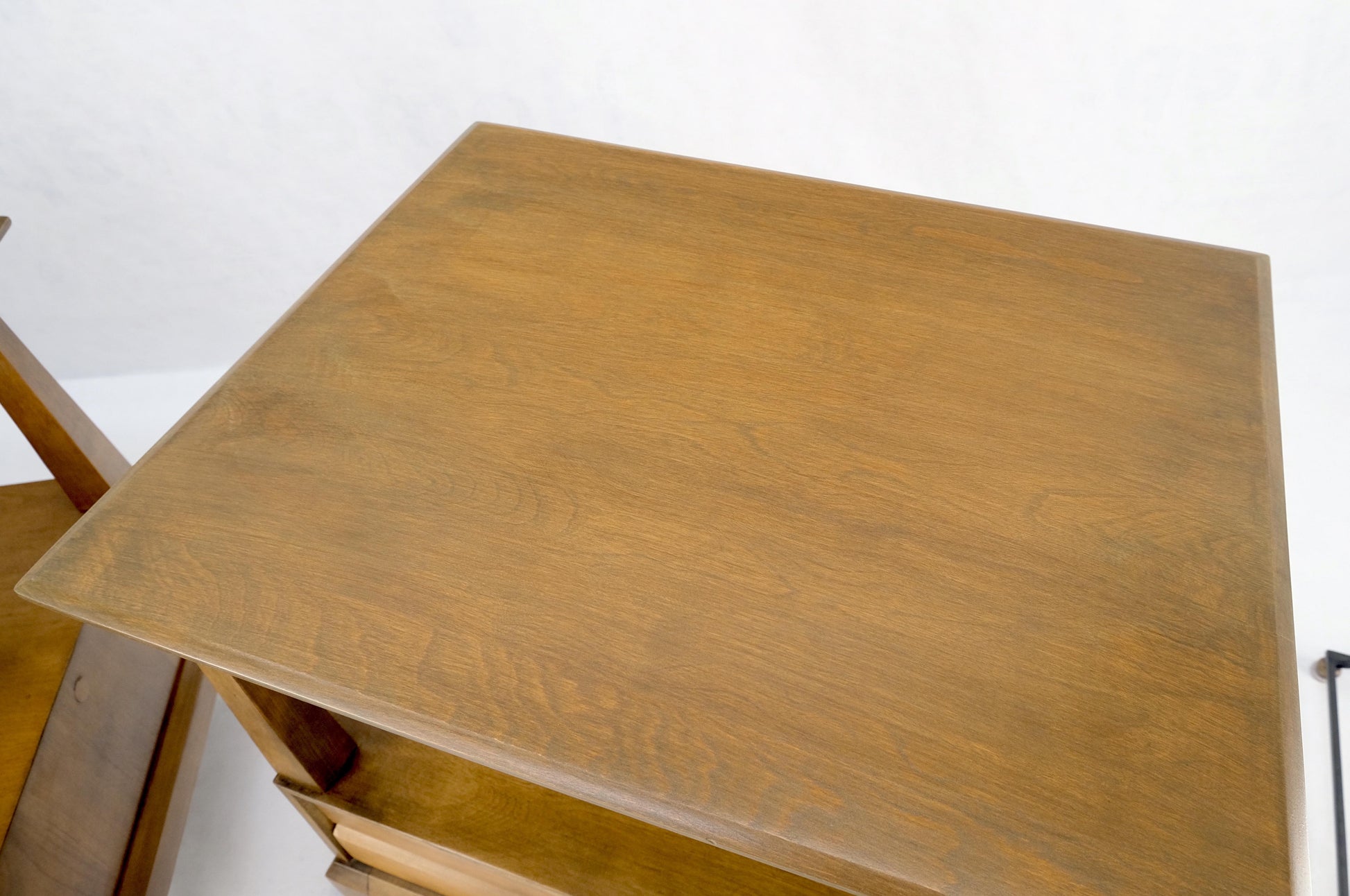 Pair Heywood Wakefield Mid-Century Modern One Drawer Nightstands End Tables Mint