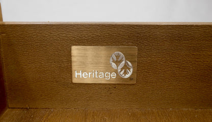 EstablishedLines White Wash Pickled Burl Wood Expandable Liquor Cabinet on Wheels Campaign Pulls