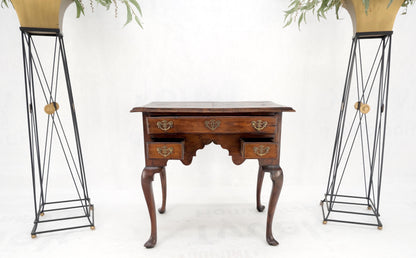 Antique Walnut 18th Century Queen Ann 3 Drawers Low Boy Good Condition