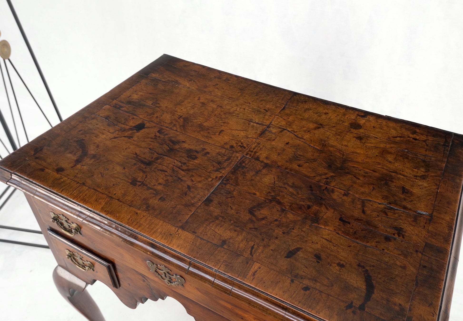 Antique Walnut 18th Century Queen Ann 3 Drawers Low Boy Good Condition
